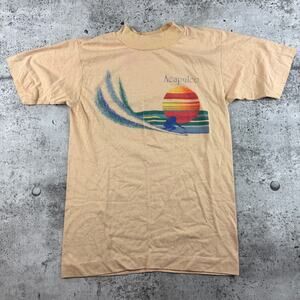 Vintage Acapulco Surf Shirt Size Small 70s True Vintage